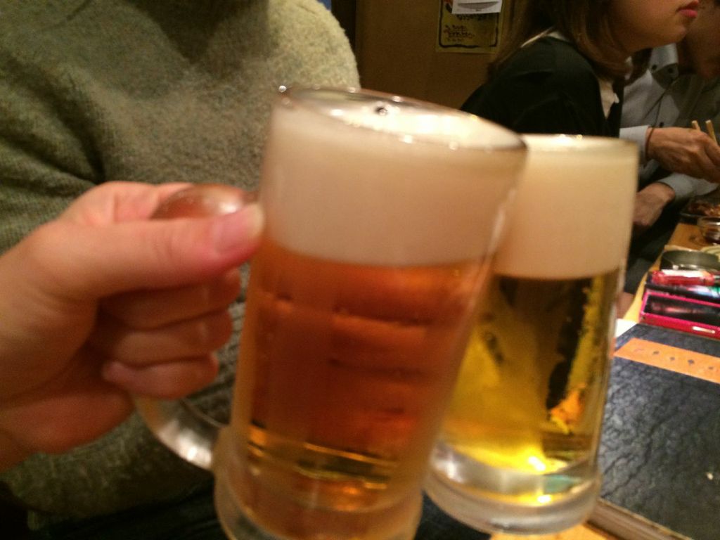 渋谷,とととりとん,ビール