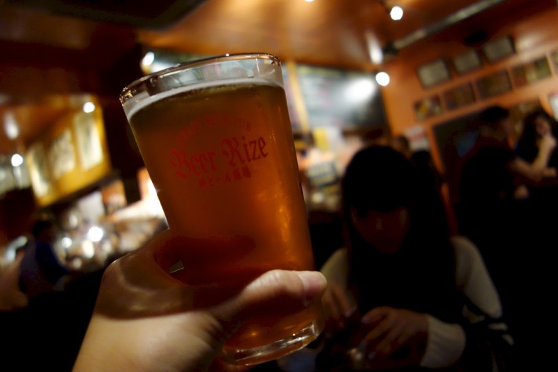 北谷町宮城「Craft Beer Pub Beer Rize（ビアライゼ）」アウトサイダーのジェルジャントリペル（1000円）