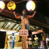 那覇「国際通り屋台村」で行われた琉球ドラゴンプロレスのイベントプロレス。