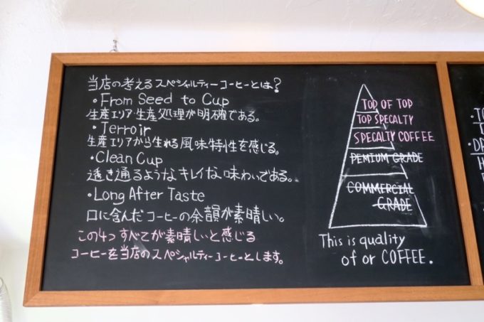 「沖縄セラードコーヒー」店内にあったスペシャルティコーヒーについて。