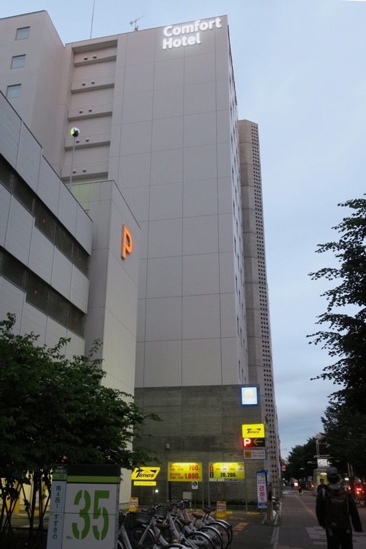 2018年6月末にオープンした「コンフォートホテル札幌すすきの」に宿泊してきた。