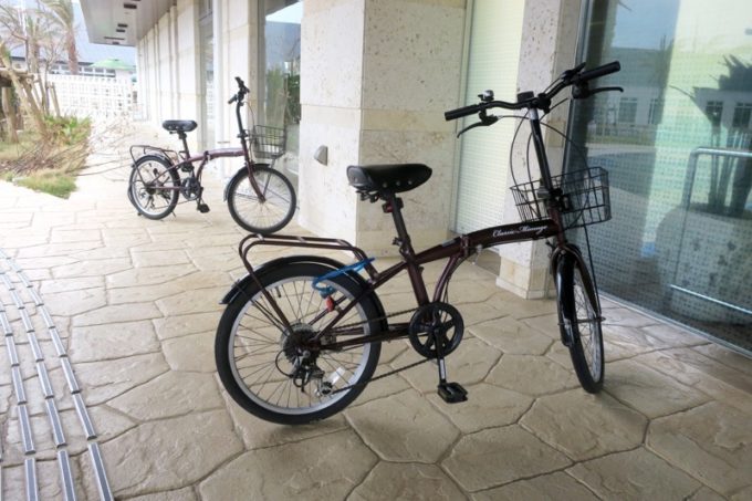 「ラ・ジェント・ホテル沖縄北谷」無料で借りられる自転車（台数に限りあり）