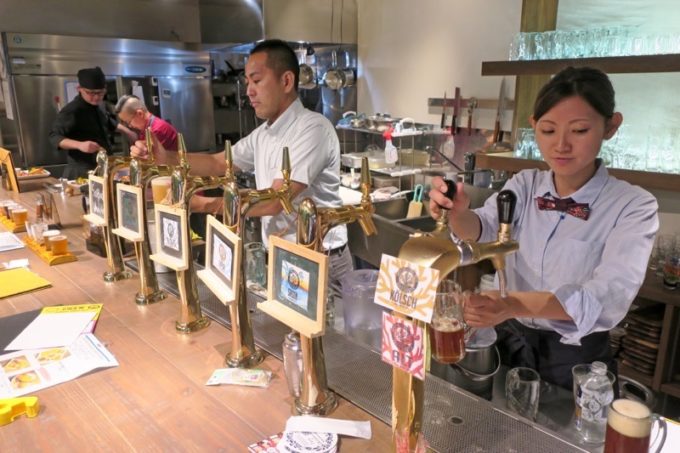 那覇・サンライズなは商店街「Taste of Okinawa（テイスト オブ オキナワ）」のタップは7つ。