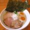 西原「らぁ麺 やな木」鶏白湯（750円）の特製もり（250円）、のり3枚トッピング（計60円）