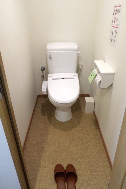 読谷「ホテルむら咲むら」のトイレ。