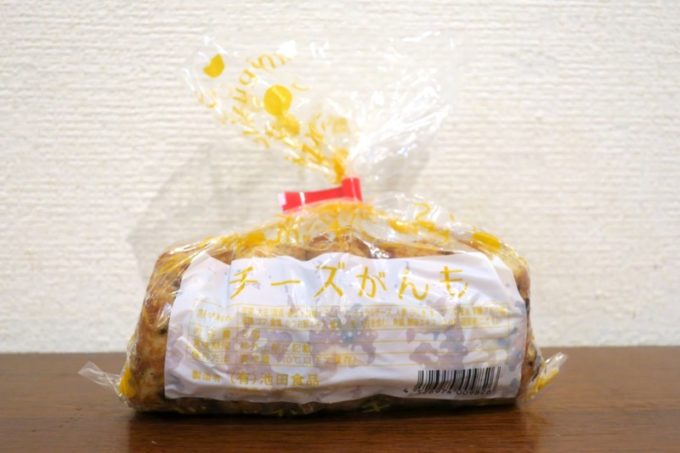 池田屋豆腐（池田食品）の移動販売車で買ったチーズがんも（350円）