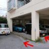 那覇・首里「ななほし食堂」の第二駐車場は2台分（2023年1月時点）