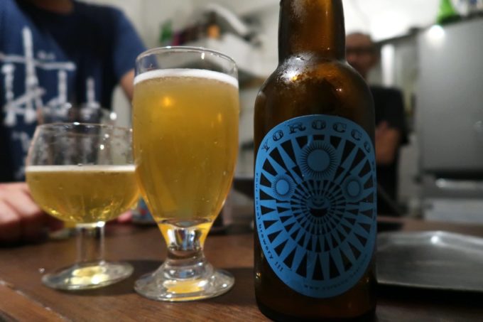 沖縄市の酒屋「HOPPED UP」ヨロッコビールのChoppy Saison #005（1000円）を試飲してみた。