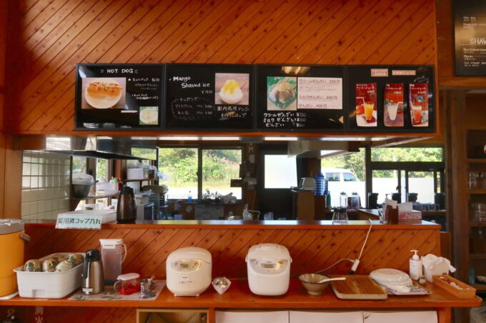 沖縄県東村「又吉コーヒー園」カフェのキッチン