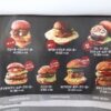 浦添市牧港「UFO Burger & Sandwich CAFE」のメニュー（ハンバーガーその1）