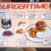 那覇市牧志「Burger Time（バーガータイム）」サイドメニューなどの紹介POP