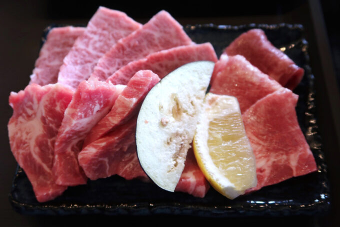 那覇・のうれんプラザ2階「美崎牛那覇店」ランチの焼肉御膳のお肉は日替わりだそう