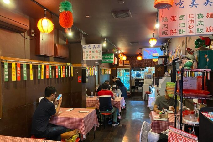 蒲田の台湾式朝御飯 「喜喜豆漿」の店内