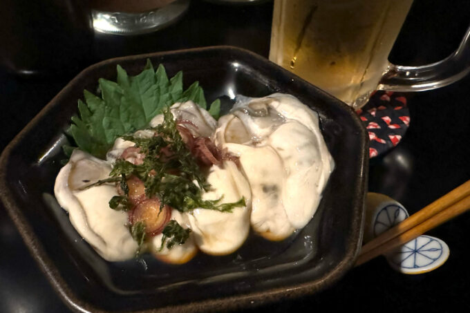 札幌・すすきの「居酒屋せっちゃん」サロマ産 かきぽん（600円）