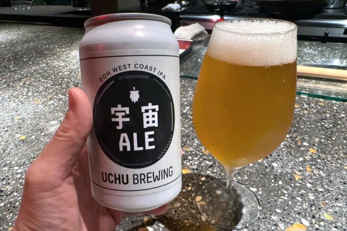 那覇市前島「Lang Tang（ランタン）」extra drinkから、うちゅうブルーイングの宇宙エール DDH ウエストコーストIPA（2000円）