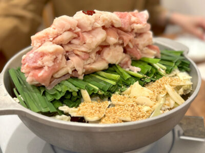 那覇市「もつ鍋レストラン 水島宗三郎」もつ鍋醤油味を食べてきた