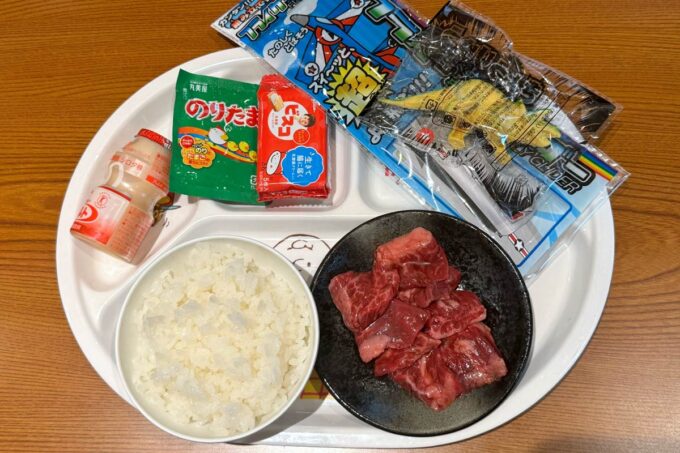 うるま市「焼肉なべしま 具志川店」お子様やきにく（900円）