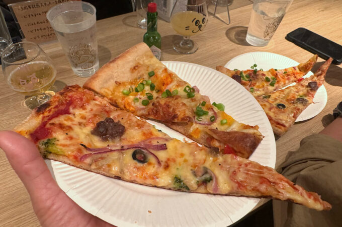 神戸市「VALLE SAGRADO（バジェサグラード）」近くにあるJESUS PIZZAがこの日のフード